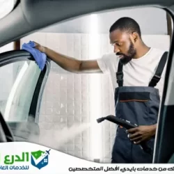 تنظيف السيارة